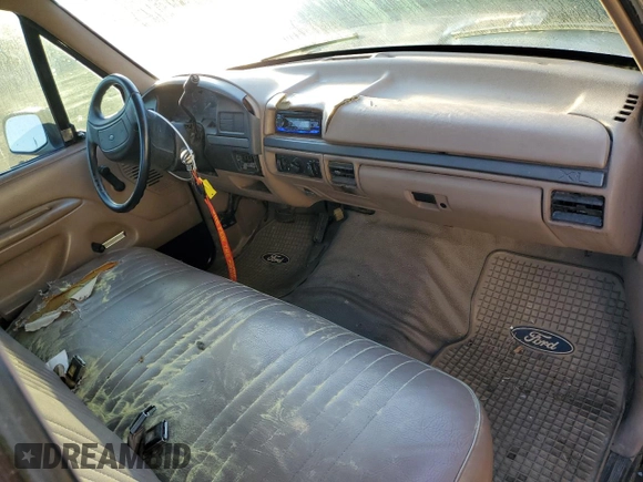 1993 Ford F-150 with VIN 1FTDF15Y3PNB16410, listed as a Copart auction lot 77021344 with 256,508 mi miles and Salvage Title. Bid and sale history available at carsss.com. Image 8.