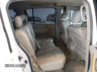 2007 Infiniti QX56 with VIN 5N3AA08C27N806504, listed as a IAAI auction lot 41484226 with 202,943 mi miles. Bid and sale history available at carsss.com. Image 8.