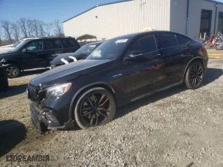 2018 Mercedes-Benz GLC with VIN WDC0J8KB7JF432426, listed as a Copart auction lot 42145025 with 34,489 mi miles and Salvage Title. Bid and sale history available at carsss.com. Image 1.