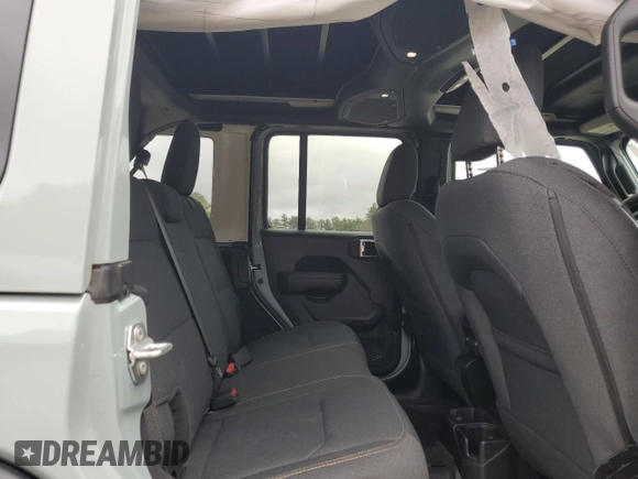 2024 Jeep Wrangler Sport S with VIN 1C4PJXDG6RW229336, listed as a Copart auction lot 51260335 with 5,198 mi miles and Salvage Title. Bid and sale history available at DreamBid. Image 11.