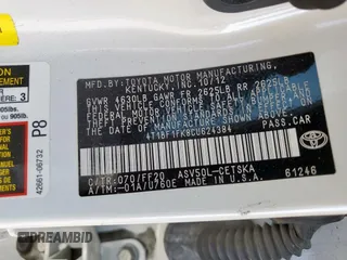 2012 Toyota Camry L with VIN 4T1BF1FK8CU624384, listed as a Copart auction lot 53509145 with 135,044 mi miles and Salvage Title. Bid and sale history available at DreamBid. Image 13.