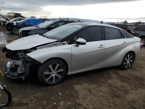 2018 Toyota Mirai with VIN JTDBVRBD9JA005482, listed as a Copart auction lot 38238154 with 49,030 mi miles. Bid and sale history available at carsss.com. Image 1.