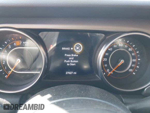 2021 Jeep Wrangler Unlimited Willys with VIN 1C4HJXDN4MW703859, listed as a IAAI auction lot 42071327 with 27,027 mi miles and . Bid and sale history available at DreamBid. Image 7.
