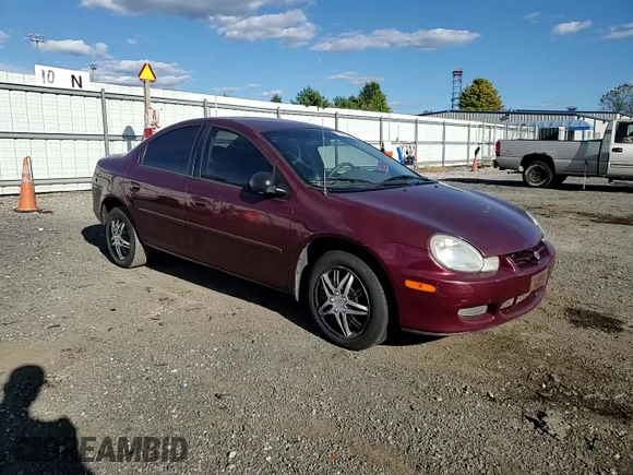 2002 Dodge Neon SE with VIN 1B3ES46C32D598896, listed as a Copart auction lot 74887984 with 93,958 mi miles and Salvage Title. Bid and sale history available at carsss.com. Image 10.