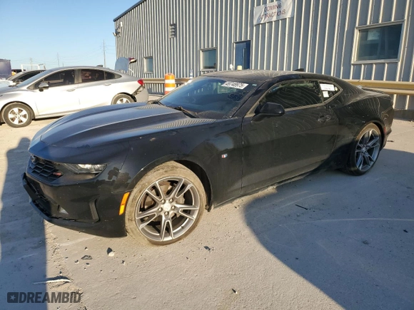 2019 Chevrolet Camaro 1LT with VIN 1G1FB1RX5K0115599, listed as a Copart auction lot 49748975 with 134,054 mi miles and Salvage Title. Bid and sale history available at carsss.com. Image 1.