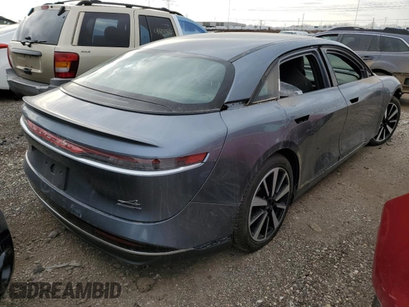 2024 Lucid Air Touring z VIN 50EA1TEA7RA003002, wystawiony jako Copart lot #44193115 z przebiegiem 517 mil mil oraz Szkody całkowita. Historia ofert i sprzedaży dostępna na DreamBid. Obrazek 3.