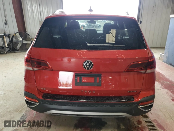 2024 Volkswagen Taos SE z VIN 3VVVX7B25RM059047, wystawiony jako Copart lot #58394335 z przebiegiem 8 651 mil mil oraz Szkoda całkowita • Salvage title. Historia ofert i sprzedaży dostępna na DreamBid. Obrazek 6.