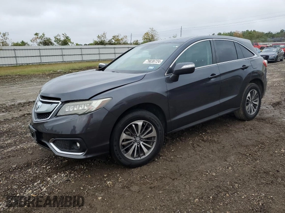 2016 Acura RDX Advance Pkg with VIN 5J8TB3H78GL018220, listed as a Copart auction lot 79038724 with 104,671 mi miles and Salvage Title. Bid and sale history available at carsss.com. Image 1.