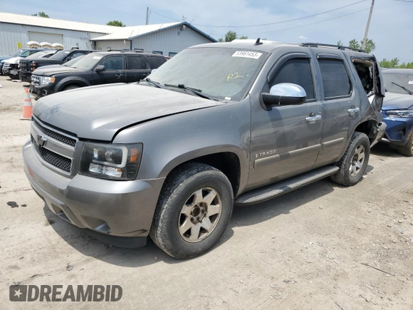 2008 Chevrolet Tahoe 1LT with VIN 1GNFC13J58R188279, listed as a Copart auction lot 53961453 with 195,686 mi miles and Non repairable. Bid and sale history available at DreamBid. Image 1.