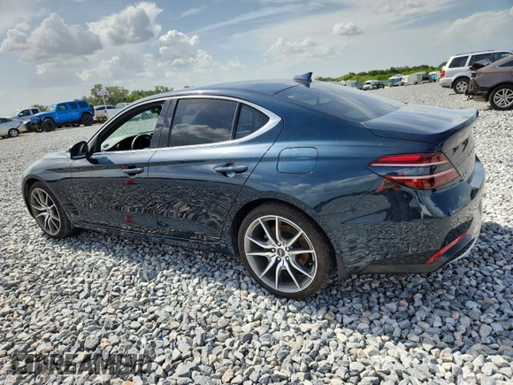 2023 Genesis G70 2.0T with VIN KMTG34TA3PU108506, listed as a Copart auction lot 61137005 with 40,950 mi miles and Salvage title. Bid and sale history available at DreamBid. Image 2.
