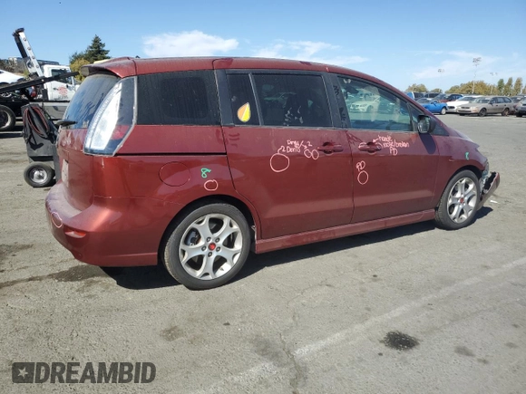 2010 Mazda 5 Sport with VIN JM1CR2WL1A0381830, listed as a Copart auction lot 75285824 with 143,455 mi miles and Salvage Title. Bid and sale history available at DreamBid. Image 3.