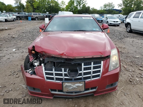 2013 Cadillac CTS Performance with VIN 1G6DC1E37D0101997, listed as a Copart auction lot 70437194 with 60,557 mi miles and Salvage title. Bid and sale history available at DreamBid. Image 5.
