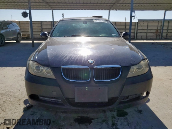 2008 BMW 3 Series 328i with VIN WBAVA37598NL55606, listed as a Copart auction lot 58257725 with 143,619 mi miles and Salvage title. Bid and sale history available at DreamBid. Image 5.