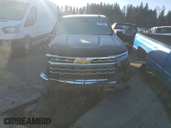 2023 Chevrolet Silverado 1500 LTZ with VIN 1GCUDGED3PZ264037, listed as a Copart auction lot 47615965 with 5,670 mi miles and Salvage Title. Bid and sale history available at carsss.com. Image 5.