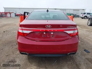 2016 Hyundai Azera Limited with VIN KMHFH4JG9GA555812, listed as a IAAI auction lot 41772140 with 103,027 mi miles. Bid and sale history available at carsss.com. Image 16.