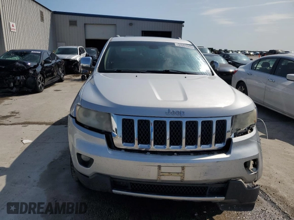 2011 Jeep Grand Cherokee Overland with VIN 1J4RS6GG6BC554856, listed as a Copart auction lot 55994505 with 181,516 mi miles and Salvage title. Bid and sale history available at DreamBid. Image 5.