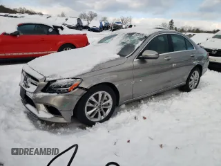 2021 Mercedes-Benz C 300 with VIN W1KWF8EB5MR646112, listed as a Copart auction lot 88865085 with 35,300 mi miles and Salvage Title. Bid and sale history available at carsss.com. Image 1.