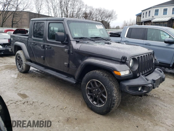 2021 Jeep Gladiator Willys with VIN 1C6HJTAG1ML519776, listed as a Copart auction lot 47517575 with 81,215 mi miles and Salvage title. Bid and sale history available at DreamBid. Image 4.