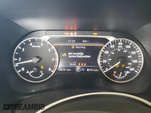 2024 Nissan Sentra SV with VIN 3N1AB8CV9RY286392, listed as a Copart auction lot 59311025 with 16,019 mi miles and Salvage title. Bid and sale history available at DreamBid. Image 9.