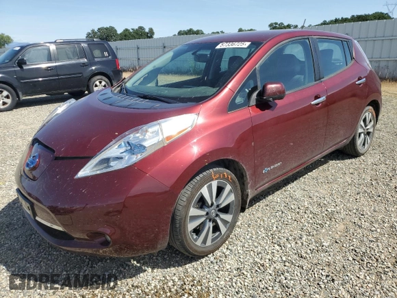 2017 Nissan LEAF SL z VIN 1N4BZ0CP2HC306611, wystawiony jako Copart lot #57336725 z przebiegiem 51 012 mil mil oraz Szkoda całkowita • Salvage title. Historia ofert i sprzedaży dostępna na DreamBid. Obrazek 1.