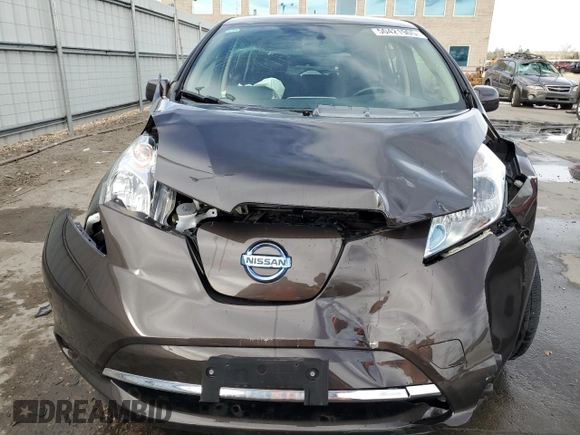 2017 Nissan LEAF S with VIN 1N4BZ0CP8HC302398, listed as a Copart auction lot 50421905 with 31,220 mi miles and Salvage Title. Bid and sale history available at carsss.com. Image 5.