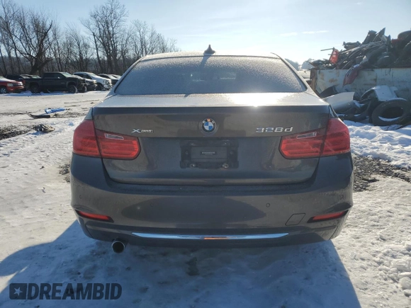 2014 BMW 3 Series 328d xDrive with VIN WBA3D5C54EKX98498, listed as a Copart auction lot 41380215 with 155,888 mi miles and Salvage Title. Bid and sale history available at carsss.com. Image 6.