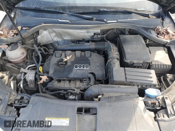 2018 Audi Q3 Premium with VIN WA1BCCFS1JR000879, listed as a Copart auction lot 47221015 with 18,464 mi miles and Salvage title. Bid and sale history available at DreamBid. Image 12.