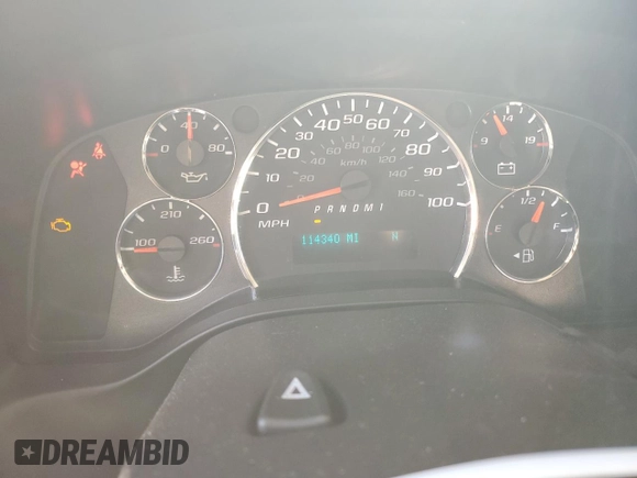 2013 Chevrolet Express Passenger 1LT z VIN 1GAZGYFG5D1190358, wystawiony jako Copart lot #75496574 z przebiegiem 114 340 mil mil oraz Szkoda całkowita • Salvage title. Historia ofert i sprzedaży dostępna na DreamBid. Obrazek 9.
