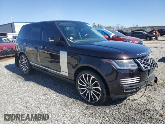 2018 Land Rover Range Rover Autobiography with VIN SALGV2RE0JA515305, listed as a Copart auction lot 46260115 with 95,491 mi miles and Salvage title. Bid and sale history available at DreamBid. Image 4.