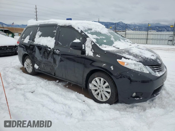 2014 Toyota Sienna Ltd with VIN 5TDDK3DC1ES093598, listed as a Copart auction lot 46439145 with 135,858 mi miles and Salvage Title. Bid and sale history available at carsss.com. Image 4.