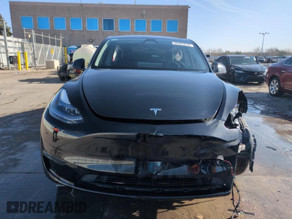 2023 Tesla Model Y Long Range with VIN 7SAYGDEE5PF850358, listed as a Copart auction lot 52581615 with 19,376 mi miles and Salvage Title. Bid and sale history available at DreamBid. Image 5.