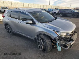 2017 Honda CR-V Touring with VIN 5J6RW2H9XHL017476, listed as a Copart auction lot 44378135 with 57,991 mi miles and Salvage Title. Bid and sale history available at carsss.com. Image 4.