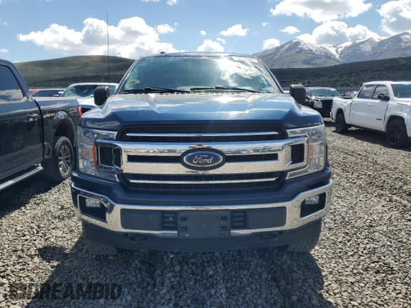 2018 Ford F-150 XL with VIN 1FTEW1E53JKE15690, listed as a Copart auction lot 54586685 with 165,730 mi miles and Clean title. Bid and sale history available at DreamBid. Image 5.