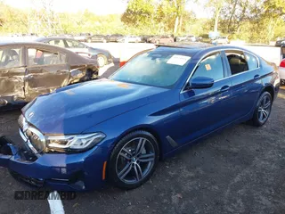 2021 BMW 5 Series 530i xDrive with VIN WBA13BJ08MWX26386, listed as a IAAI auction lot 40674914 with 250 mi miles and . Bid and sale history available at carsss.com. Image 16.