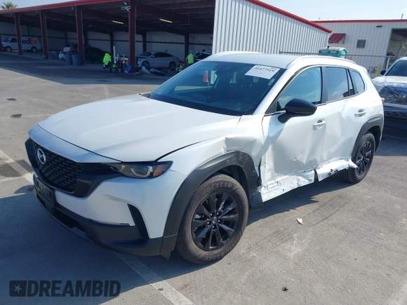 2024 Mazda CX-50 S Select with VIN 7MMVABAM2RN242725, listed as a IAAI auction lot 41477519 with 4,808 mi miles and . Bid and sale history available at DreamBid. Image 2.