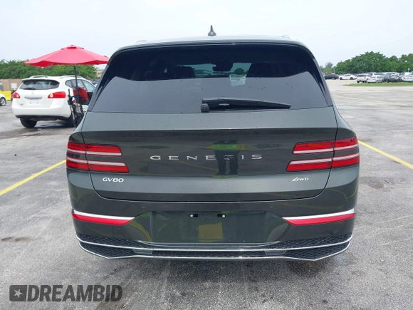 2025 Genesis GV80 Standard z VIN KMUHFESBXSU255275, wystawiony jako IAAI lot #42399412 z przebiegiem 7 084 mil mil oraz . Historia ofert i sprzedaży dostępna na DreamBid. Obrazek 15.