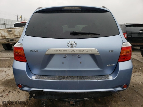 2009 Toyota Highlander with VIN JTEES41A792137271, listed as a Copart auction lot 47890735 with 126,042 mi miles and Salvage Title. Bid and sale history available at carsss.com. Image 6.