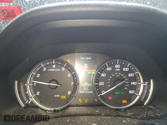 2020 Acura TLX с VIN 19UUB1F35LA011840, выставлен на аукционе Copart как лот 55678505 с пробегом 69 112 миль миль и Списание • Salvage title. История ставок и продаж доступна на DreamBid. Изображение 9.