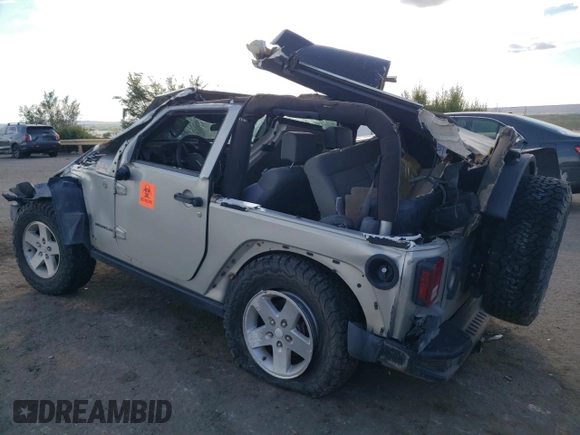 2007 Jeep Wrangler Rubicon with VIN 1J8GA64167L149306, listed as a Copart auction lot 69264743 with Not provided miles and Salvage title. Bid and sale history available at DreamBid. Image 2.