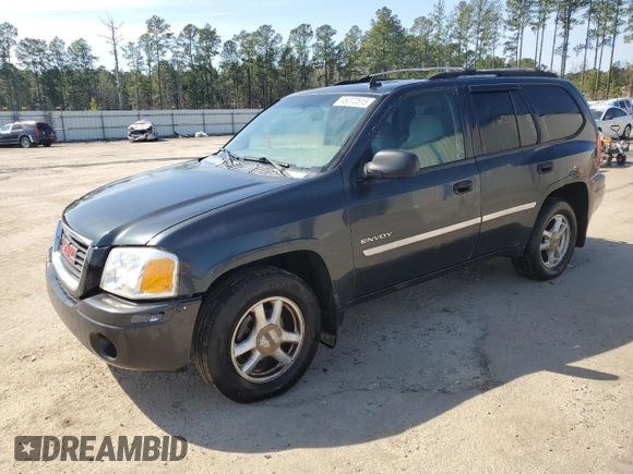 2006 GMC Envoy SLT with VIN 1GKDT13S962162674, listed as a Copart auction lot 46072515 with 193,502 mi miles and Salvage Title. Bid and sale history available at DreamBid. Image 1.