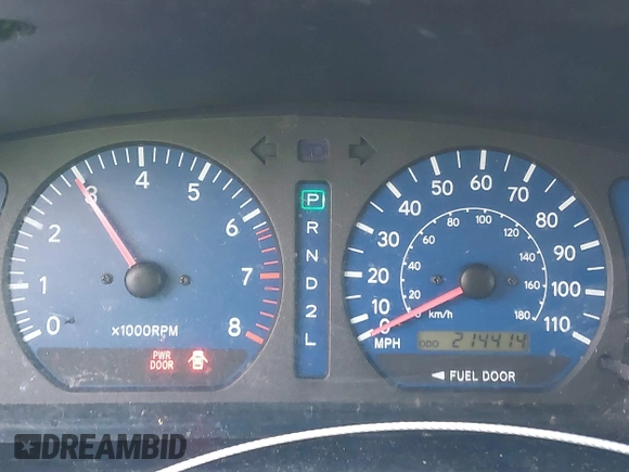 2003 Toyota Sienna LE with VIN 4T3ZF13C93U534860, listed as a IAAI auction lot 41800054 with 214,414 mi miles. Bid and sale history available at carsss.com. Image 7.