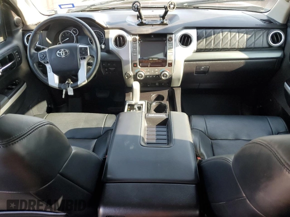 2016 Toyota Tundra 4WD Truck Platinum with VIN 5TFAW5F17GX518494, listed as a Copart auction lot 83022424 with 0 mi miles and Salvage Title. Bid and sale history available at carsss.com. Image 8.