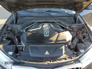2015 BMW X6 xDrive50i with VIN 5UXKU6C52F0F94480, listed as a Copart auction lot 41539505 with 148,175 mi miles and Salvage Title. Bid and sale history available at carsss.com. Image 12.
