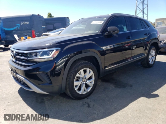 2021 Volkswagen Atlas S with VIN 1V2GC2CA0MC201812, listed as a Copart auction lot 66950404 with 75,404 mi miles and Salvage title. Bid and sale history available at DreamBid. Image 1.