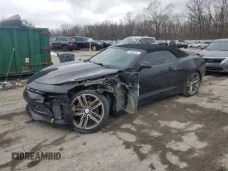 2017 Chevrolet Camaro 1LT with VIN 1G1FB3DS6H0122917, listed as a Copart auction lot 48069435 with 69,021 mi miles and Salvage Title. Bid and sale history available at carsss.com. Image 1.