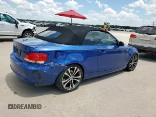 2008 BMW 1 Series 128i with VIN WBAUL73558VE88790, listed as a Copart auction lot 64475705 with 91,286 mi miles and Salvage title. Bid and sale history available at DreamBid. Image 3.