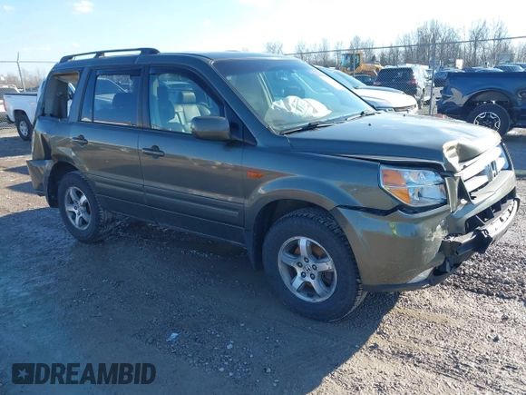 2006 Honda Pilot EX-L with VIN 5FNYF28546B002907, listed as a IAAI auction lot 41650042 with 272,069 mi miles and . Bid and sale history available at DreamBid. Image 1.