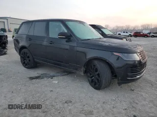 2019 Land Rover Range Rover HSE with VIN SALGS2SV7KA541100, listed as a Copart auction lot 86138804 with Not provided miles and Salvage title. Bid and sale history available at DreamBid. Image 4.