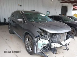 2019 Nissan Murano S with VIN 5N1AZ2MJ2KN123499, listed as a IAAI auction lot 41915232 with 55,772 mi miles and . Bid and sale history available at DreamBid. Image 1.