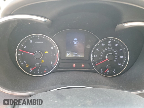 2015 Kia Forte EX with VIN KNAFX5A81F5320234, listed as a Copart auction lot 52598225 with 40,242 mi miles and Salvage Title. Bid and sale history available at DreamBid. Image 9.